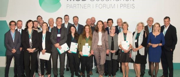 Teilnehmer:innen des MSD Gesundheitspreises 2020