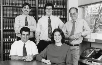 Gruppenfoto vom Crixivan Forschungsteam - 1997