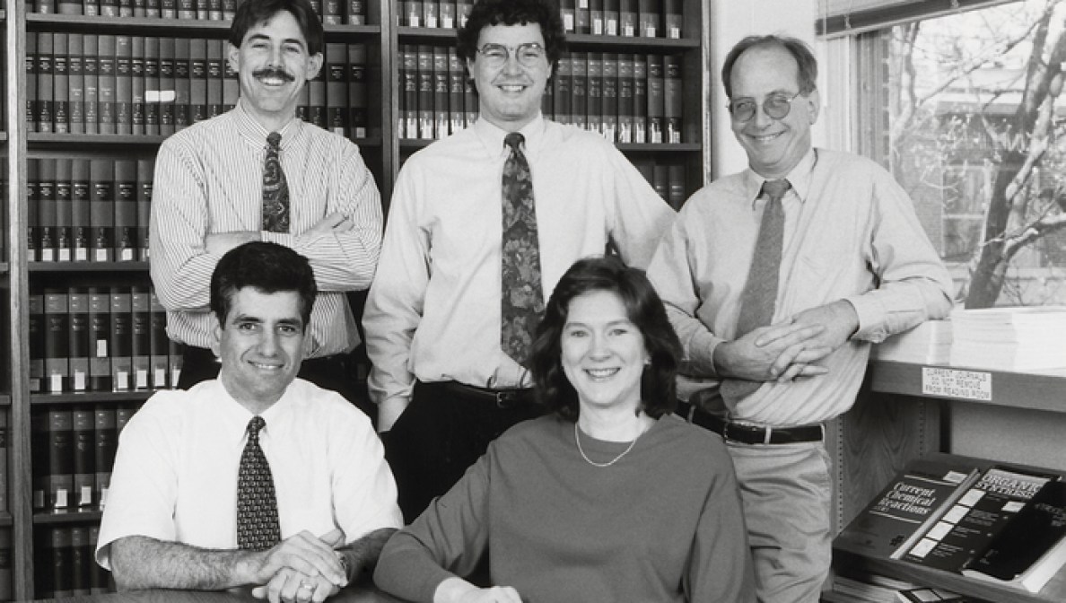 Gruppenfoto vom Crixivan Forschungsteam - 1997