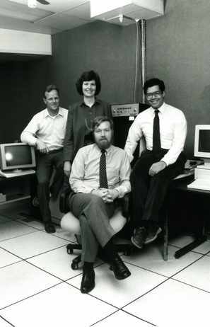 Gruppenfoto von Wissenschaftlern