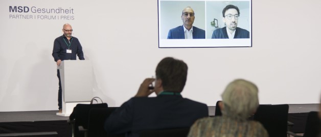 Diskussionsrunde mit Dr. Thomas Elter, Joachim Henkel und Dr. Henrik Matthies