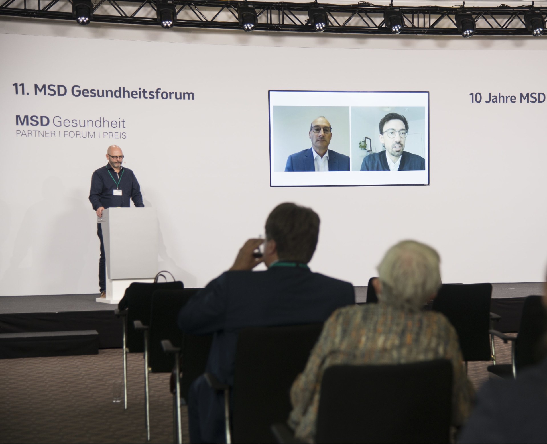 Diskussionsrunde mit Dr. Thomas Elter, Joachim Henkel und Dr. Henrik Matthies