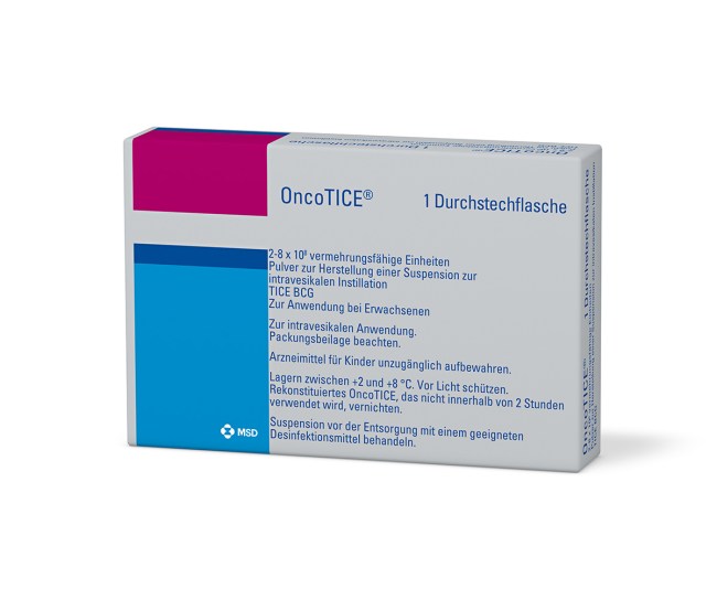 Verpackung des Arzneimittels OncoTICE® (TICE BCG)