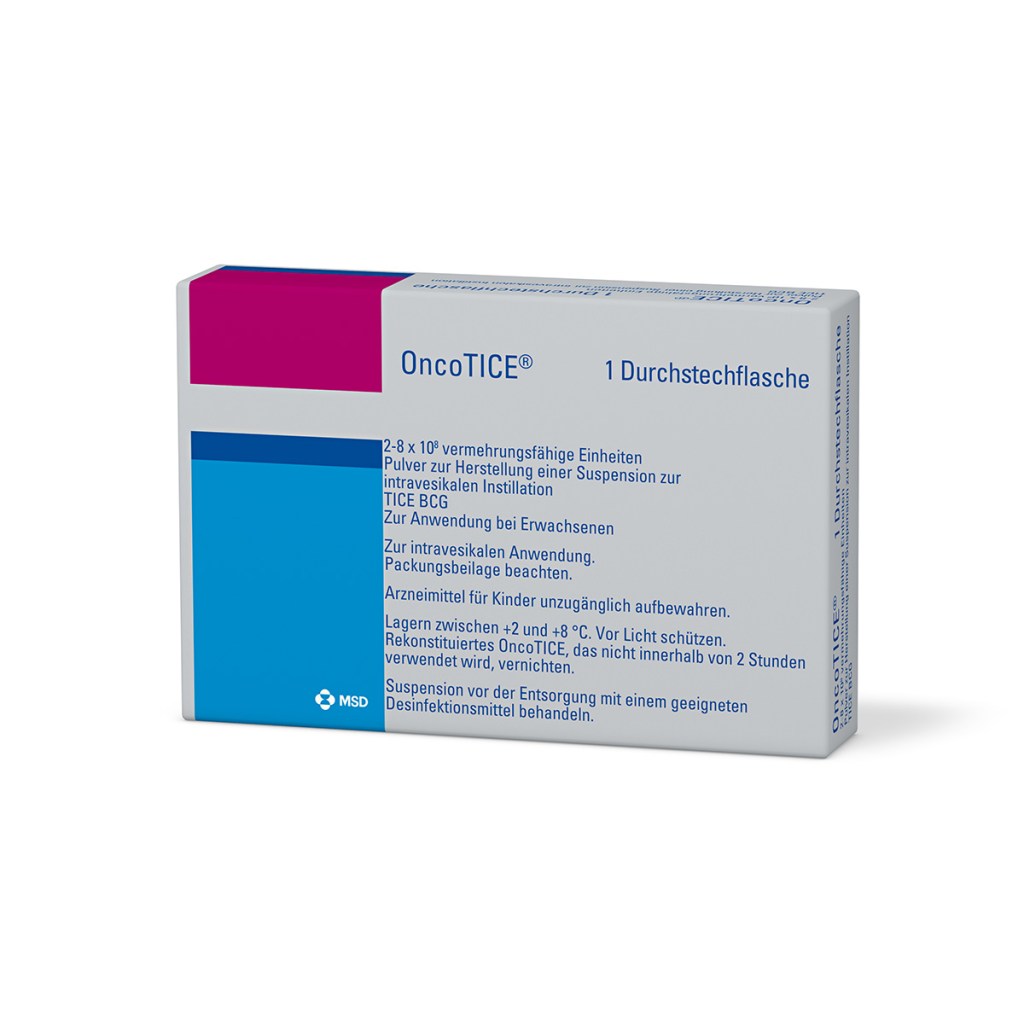 Verpackung des Arzneimittels OncoTICE® (TICE BCG)