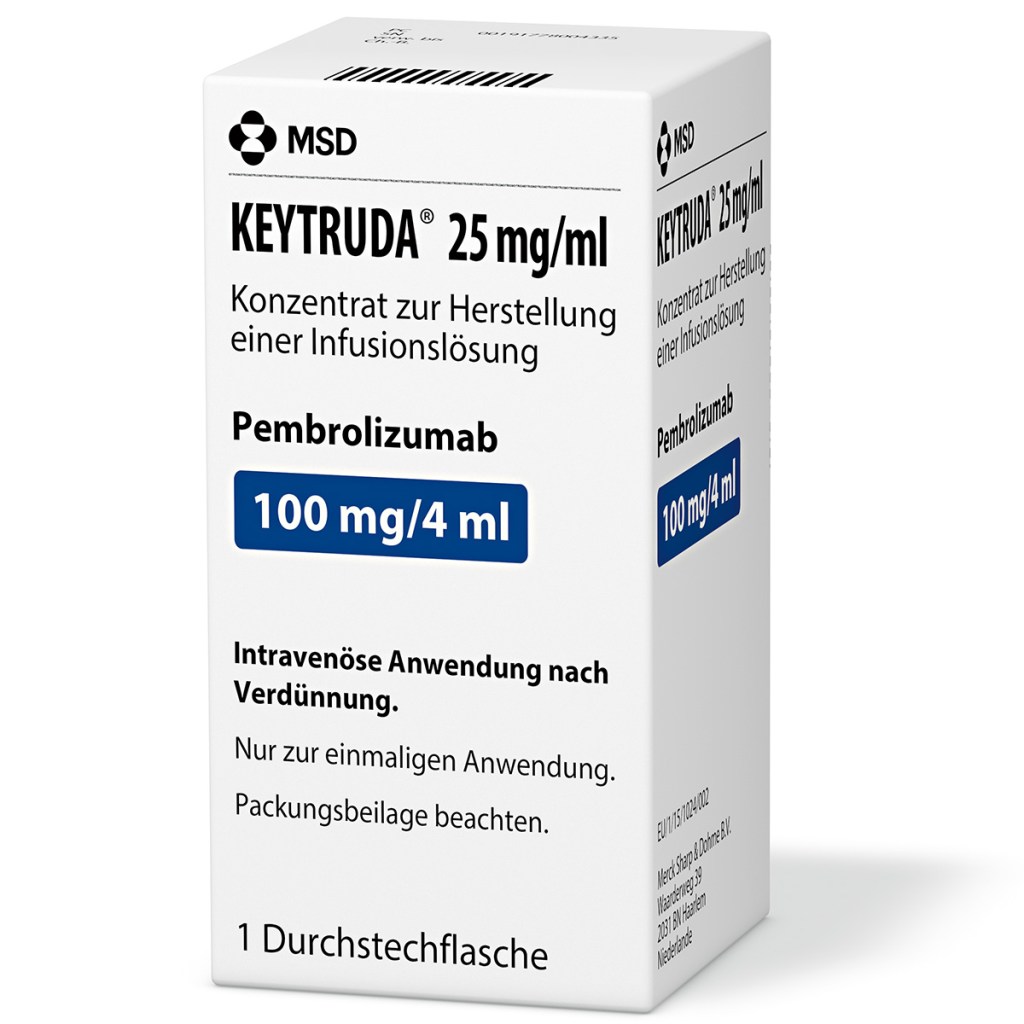 Verpackung des Arzneimittels Keytruda