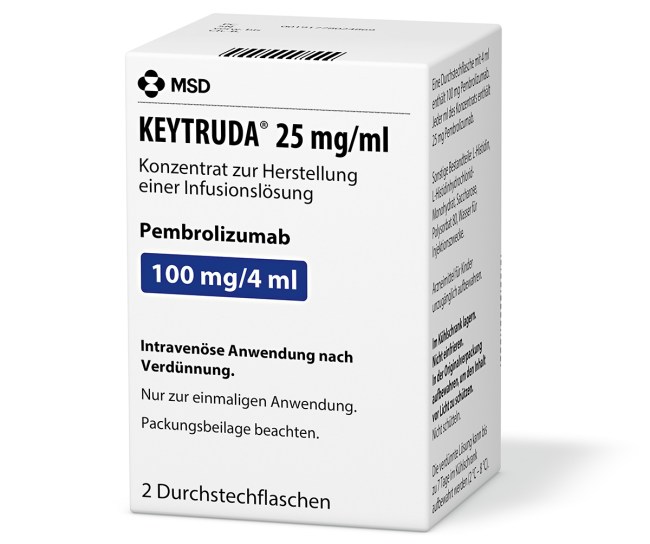 Verpackung des Arzneimittels Keytruda